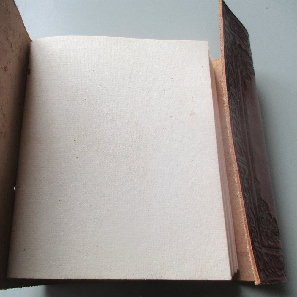 Handmade Hand Tooled Leather Journal - Picture 12 of 14